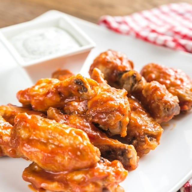 Buffalo Style Chicken Wings.