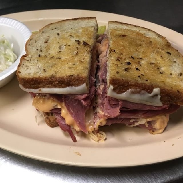 Grilled Reuben Sandwich.