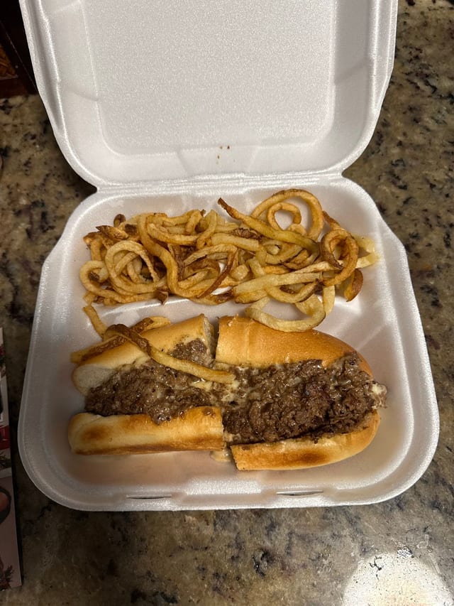 Philly Cheese Steak Hero.