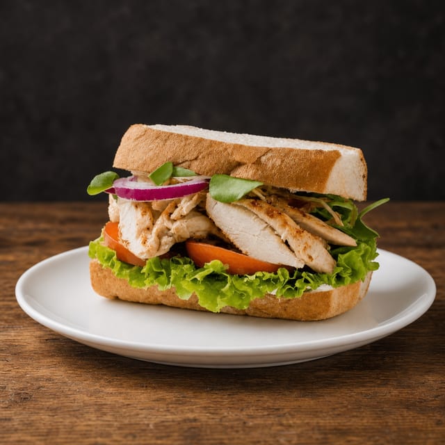 Grilled Chicken Breast Sandwich.