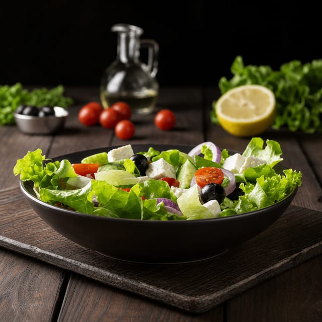 Traditional Greek Salad.