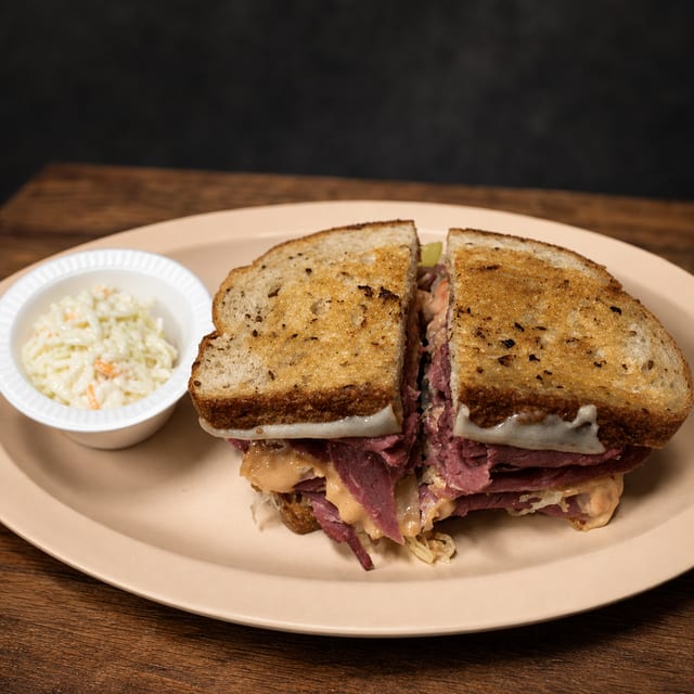 Grilled Reuben Sandwich.