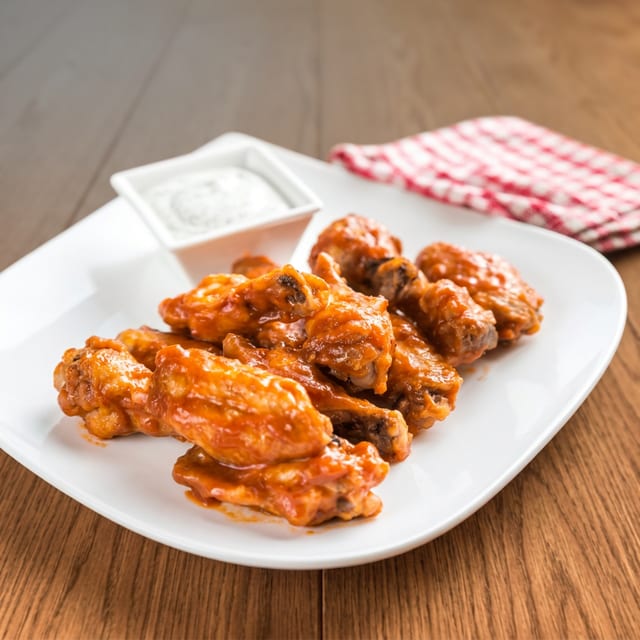 Buffalo Style Chicken Wings.