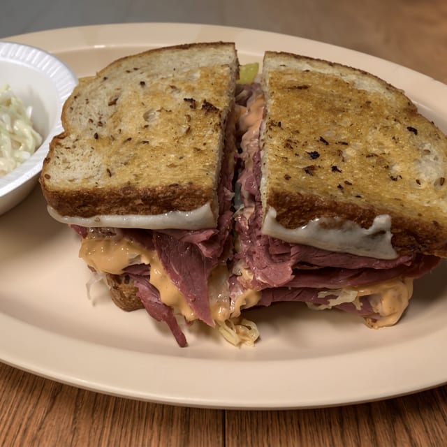 Grilled Reuben Sandwich.