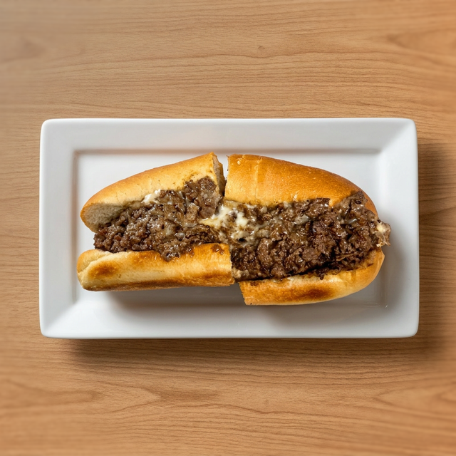 Philly Cheese Steak Hero.